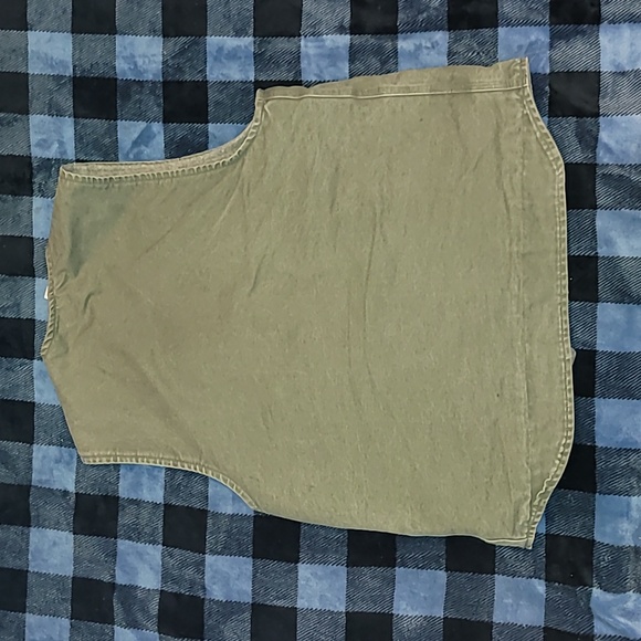 Vintage. Carhartt. USA Components. Zip Vest. Fleece-lined.  Men's size LT - Picture 13 of 16